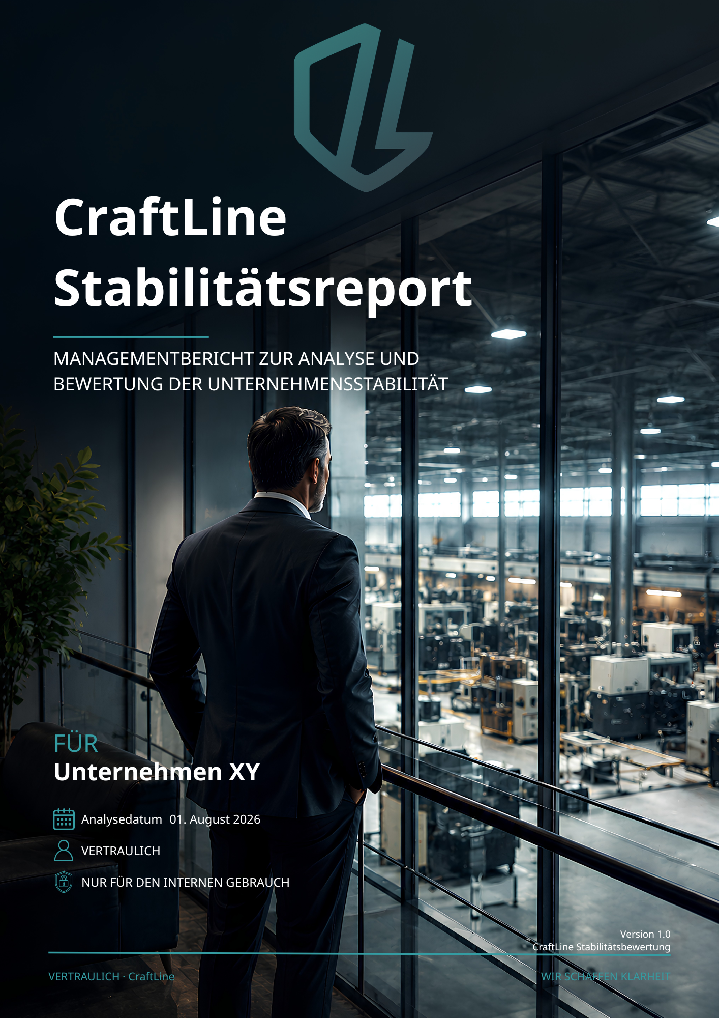Deckblatt des CraftLine Stabilitätsreports
